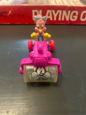 VINTAGE 1992 Warner Bros Tiny Toons Sweetie Pie Steam Roller Pink
